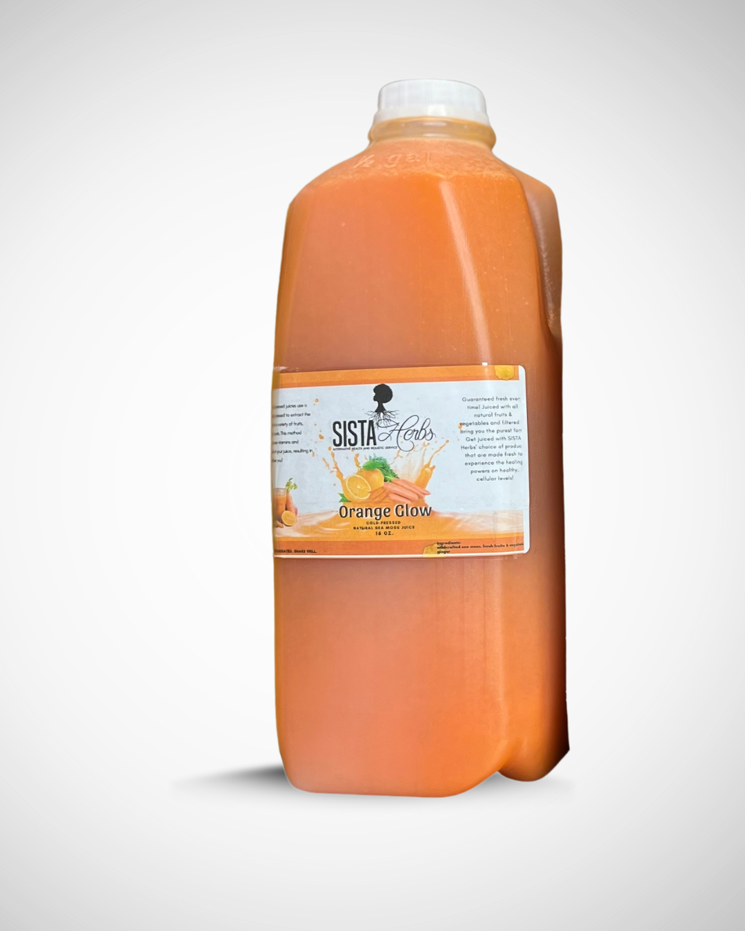 Orange Glow Sea Moss Juice (1/2 Gallon)