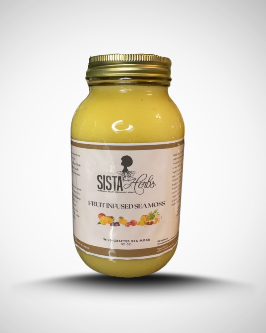 Infused Fruit Seamoss Gel (Single Fruit)