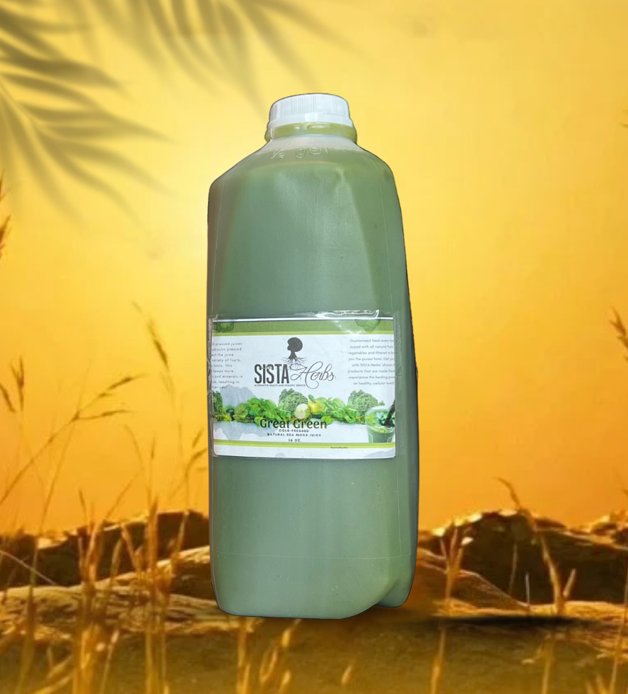 Great Green Sea Moss Juice (1/2 Gallon)